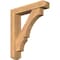 Ekena Millwork Balboa Craftsman Smooth Bracket w/ Offset Brace, Western Red Cedar, 5 1/2"W x 26"D x 30"H BKT0604X26X30BOA04SWR - alternate 1